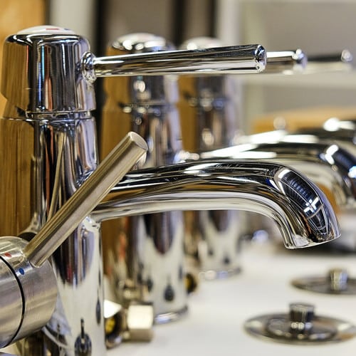 valve for water, modern chrome shiny faucet for water close